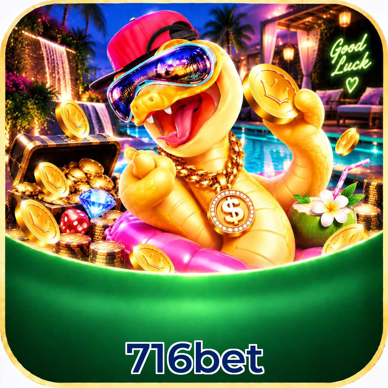Contedo de jogos no canal Telegram 716bet